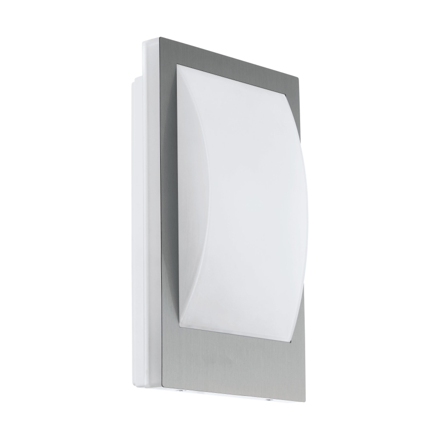 Eglo 79591 - Zunanja stenska svetilka FLAMMIGNANO 1xE27/9W/230V IP44 mat krom