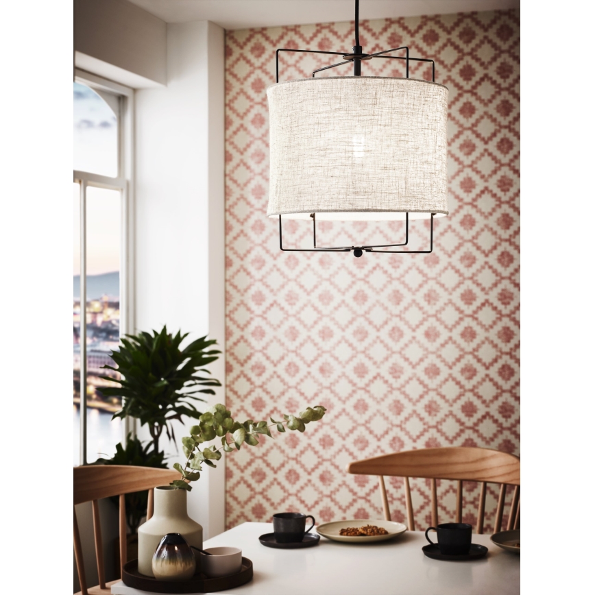 Eglo 79644 - Lestenec na vrvici BRIDEKIRK 1xE27/40W/230V