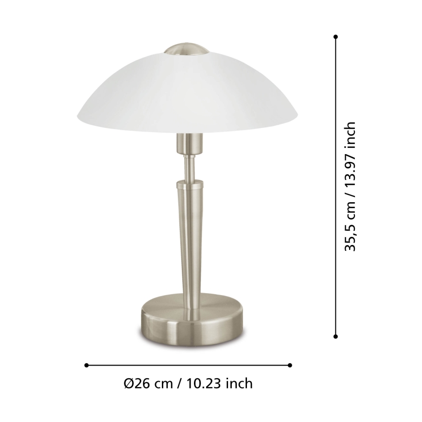 Eglo - Zatemnitvena namizna svetilka 1xE14/40W/230V