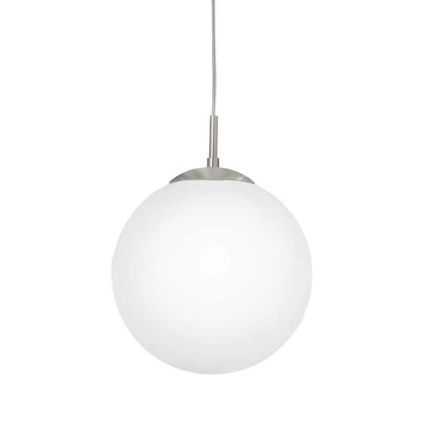 EGLO - Lestenec na vrvici 1xE27/60W/230V pr. 30 cm bela