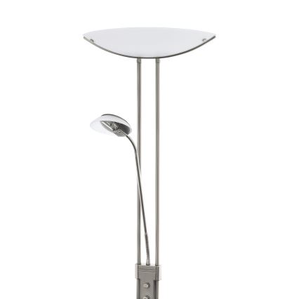 EGLO - Zatemnjevalna talna svetilka BAYA 1xR7s/230W+1xG9/33W matni krom