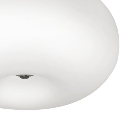 EGLO - Stropna svetilka OPTICA 2xE27/60W/230V opalno steklo pr. 35 cm