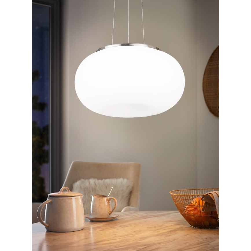 EGLO - Lestenec na vrvici OPTICA 2xE27/60W pr. 45 cm