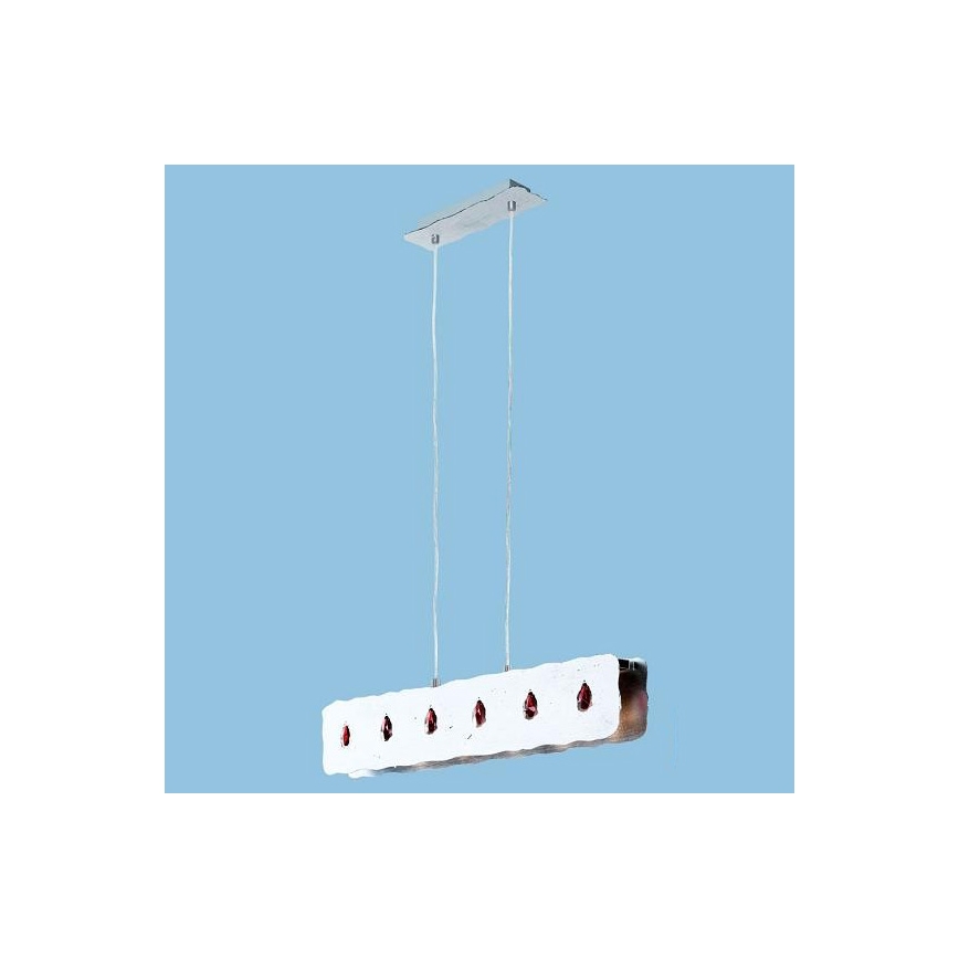EGLO 88452 - Obesna svetilka DUKE 6xG9/40W