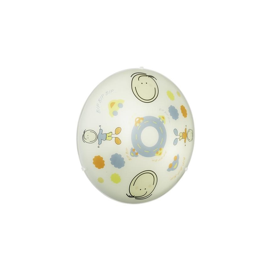 EGLO 88972 - Otroška stropna svetilka JUNIOR 2  2xE27/60W barvna