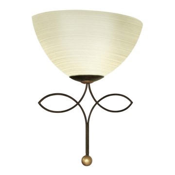 EGLO 89135 - Stenska svetilka BELUGA 1xE27/60W antična rjava