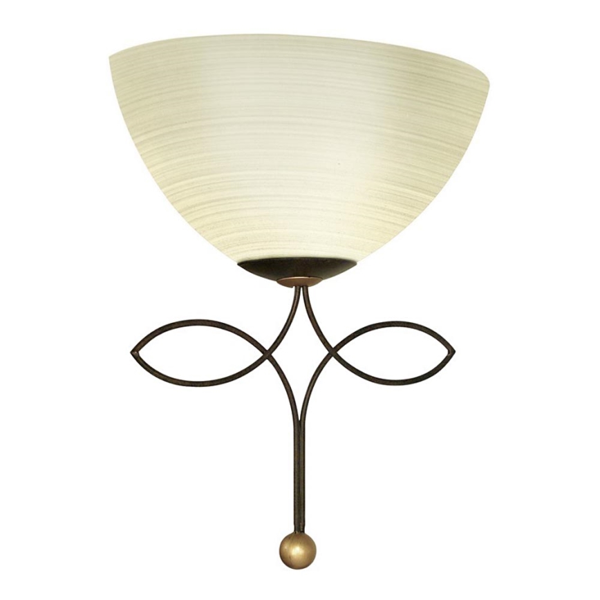 EGLO 89135 - Stenska svetilka BELUGA 1xE27/60W antična rjava