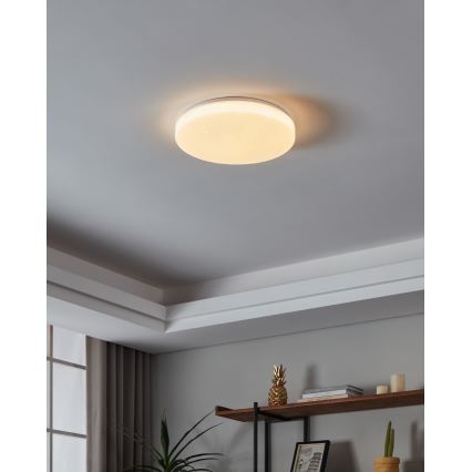 Eglo - LED Zatemnitvena stropna svetilka LED/19,2W/230V 2700-6500K ZigBee