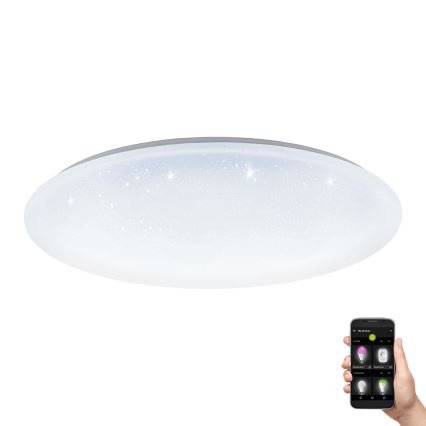 Eglo - LED Zatemnitvena stropna svetilka LED/44,8W/230V 2700-6500K ZigBee