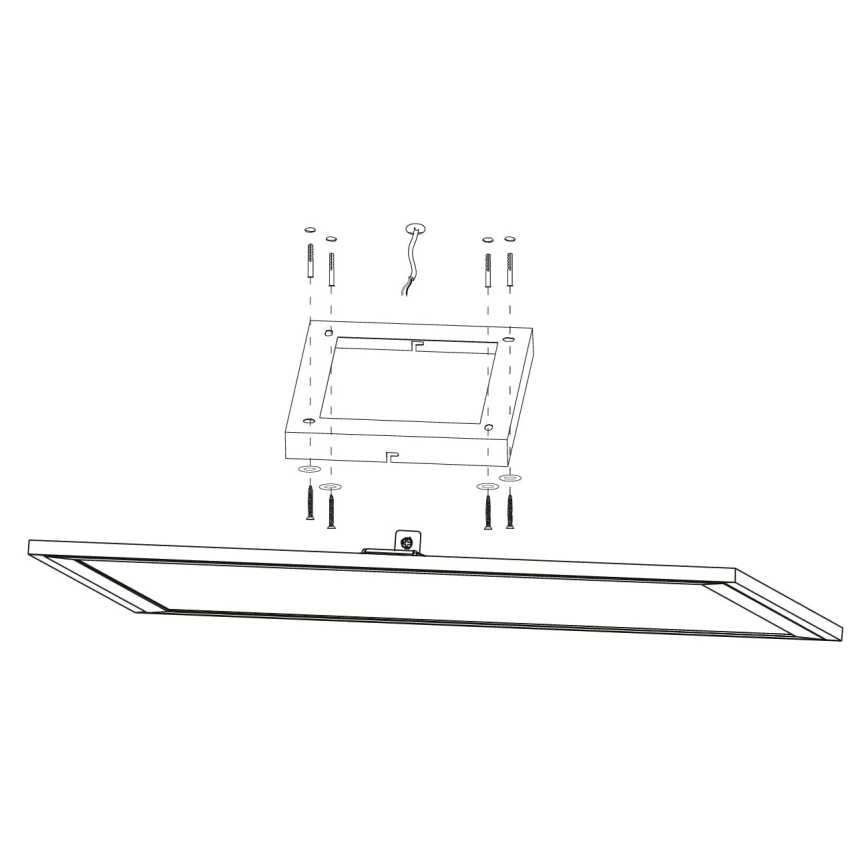 Eglo - LED Zatemnitvena stropna svetilka LED/21,5W/230V bela ZigBee