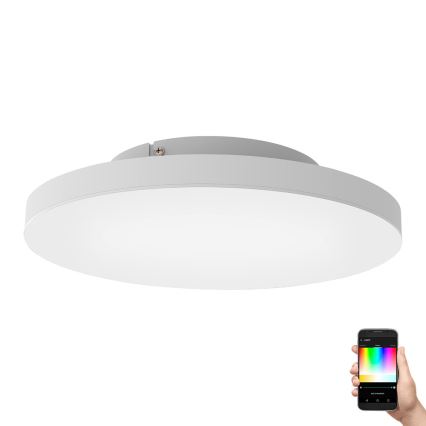 Eglo - LED RGBW Zatemnitvena stropna svetilka LED/22,4W/230V ZigBee