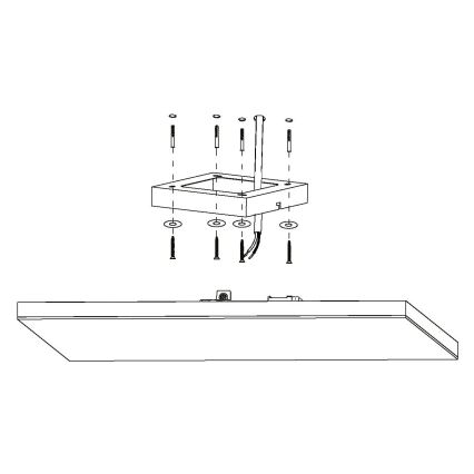 Eglo - LED RGBW Zatemnitvena stropna svetilka LED/32,4W/230V ZigBee