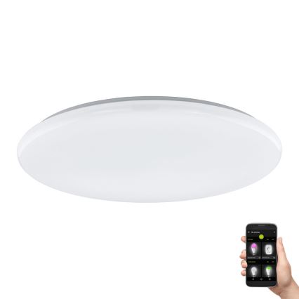 Eglo - LED Zatemnitvena stropna svetilka LED/44,8W/230V ZigBee