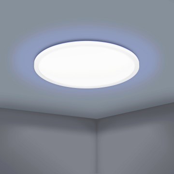 Eglo 900086 - LED RGBW Zatemnitvena stropna svetilka ROVITO-Z LED/14,6W/230V 2700-6500K pr. 29,5 cm bela