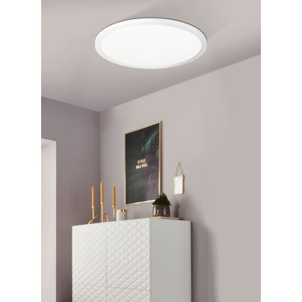 Eglo - LED RGBW Zatemnitvena stropna svetilka LED/16,5W/230V bela ZigBee