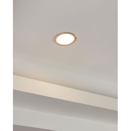 Eglo - LED Zatemnitvena kopalniška vgradna svetilka LED/10,5W/230V IP44 ZigBee