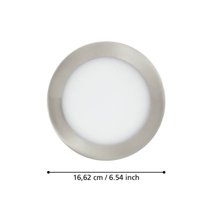 Eglo - LED Zatemnitvena kopalniška vgradna svetilka LED/10,5W/230V IP44 ZigBee