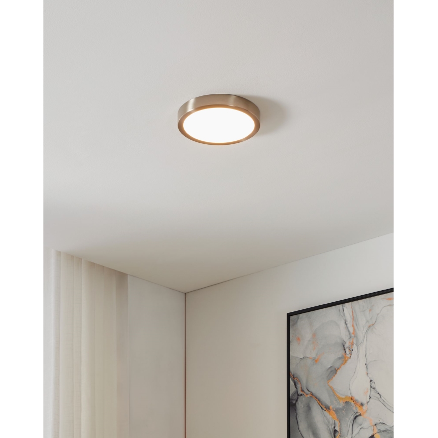 Eglo - LED zatemljiva stropna svetilka za kopalnico LED/16,5W/230V IP44 ZigBee, premer 21 cm