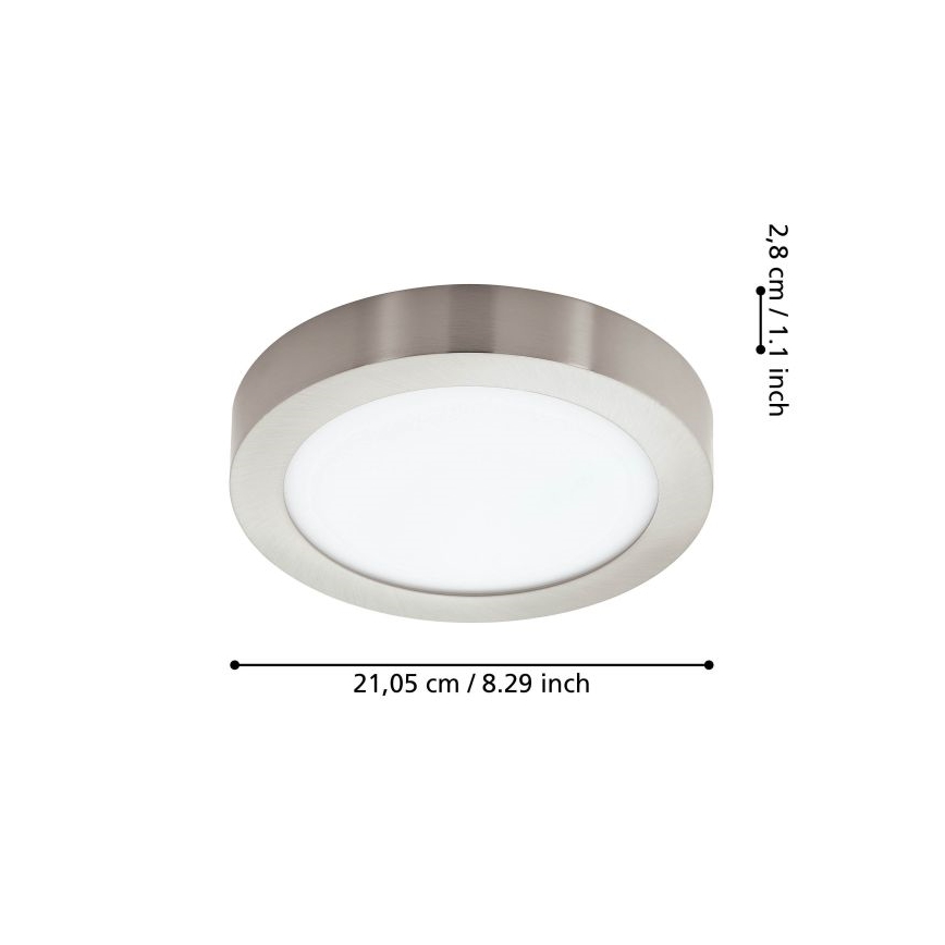 Eglo - LED zatemljiva stropna svetilka za kopalnico LED/16,5W/230V IP44 ZigBee, premer 21 cm