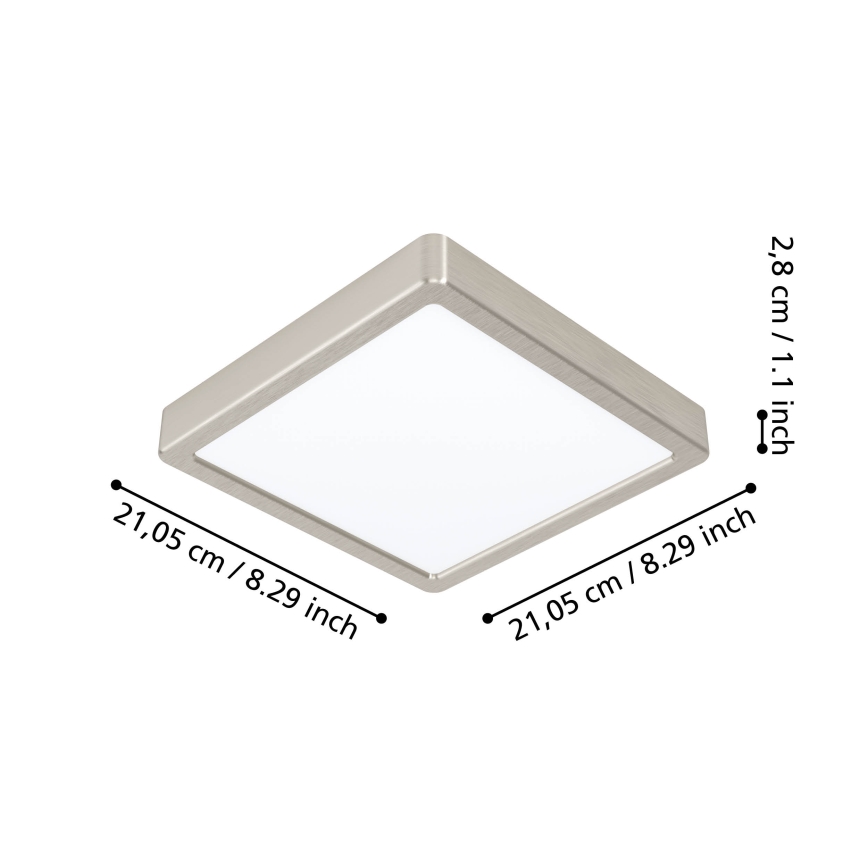 Eglo - LED Zatemnitvena kopalniška svetilka LED/16,5W/230V IP44 ZigBee