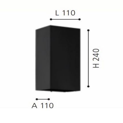 Eglo - LED RGB Zatemnitvena zunanja stenska svetilka 2xGU10/5W/230V IP55 2700-6500K