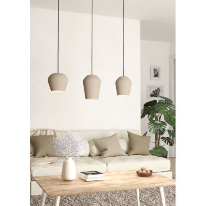 Eglo - Lestenec na vrvici 3xE27/40W/230V