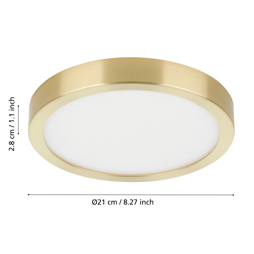 Eglo - LED Stropna svetilka LED/17W/230V pr. 21 cm