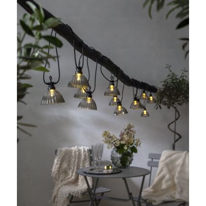 Eglo - LED Zunanja okrasna veriga 12xLED/0,066W/3,2V IP44