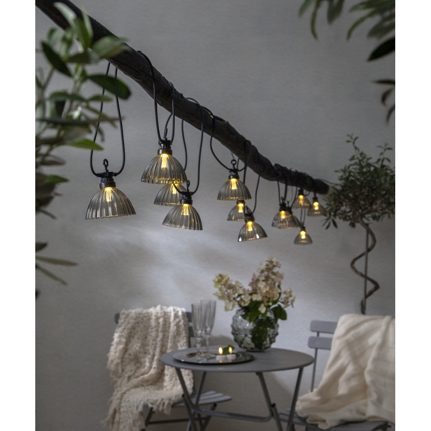 Eglo - LED Zunanja okrasna veriga 12xLED/0,066W/3,2V IP44