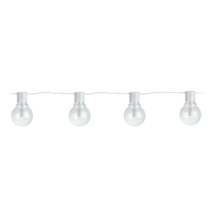 Eglo - LED Zunanja okrasna veriga 16xLED/0,064W/24V IP44 bela