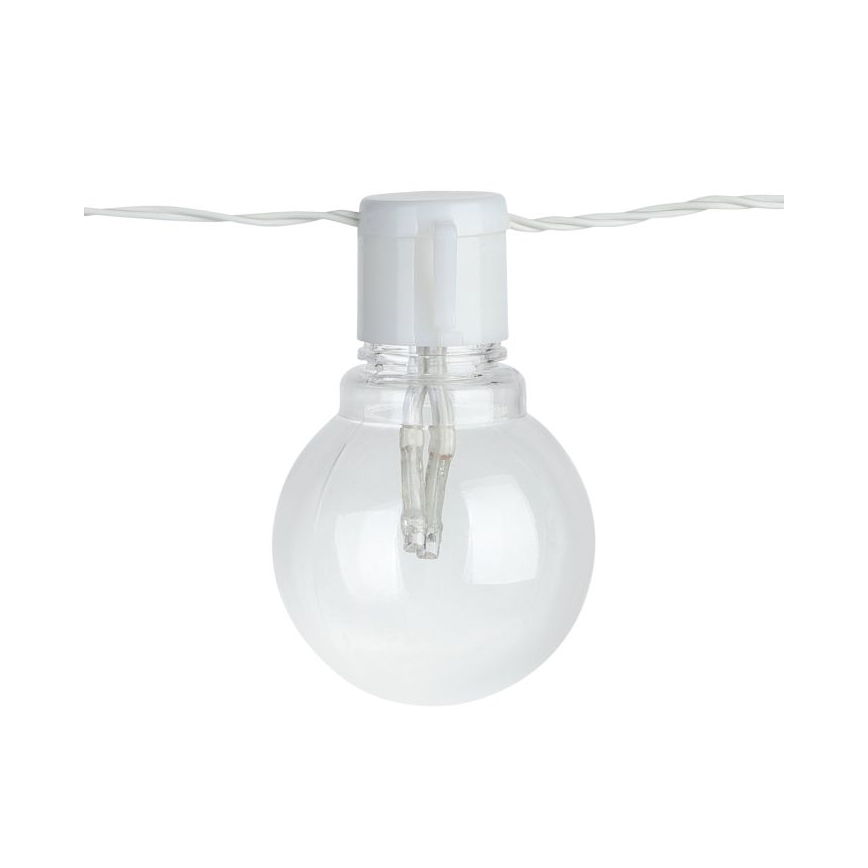 Eglo - LED Zunanja okrasna veriga 16xLED/0,064W/24V IP44 bela