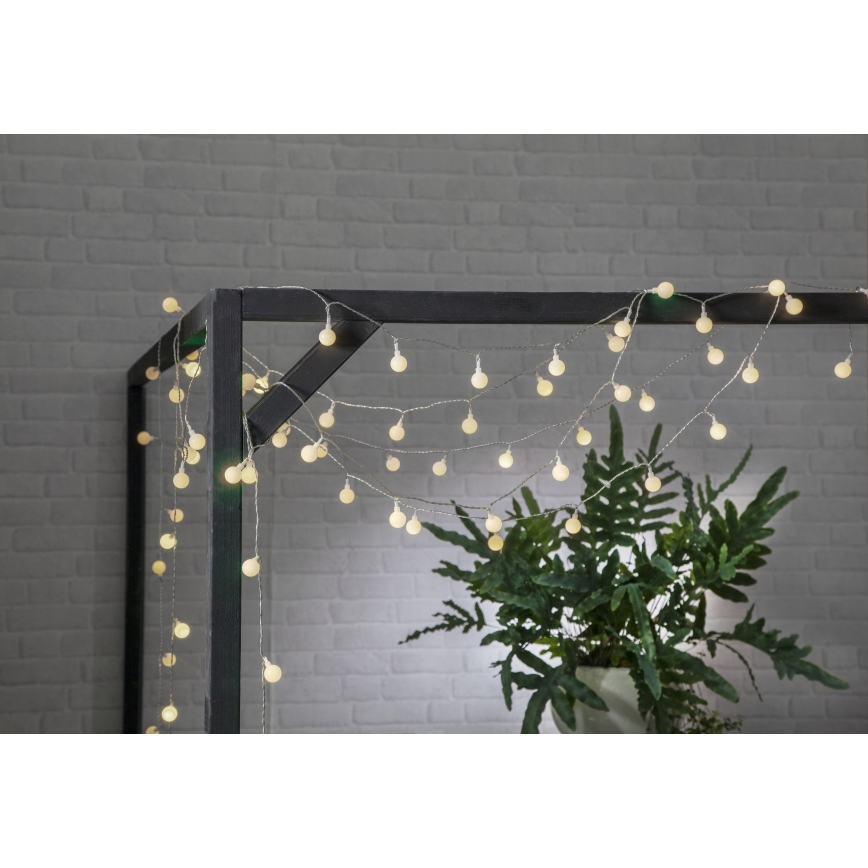 Eglo - LED Zunanja okrasna veriga 50xLED/0,066W/4,5V IP44