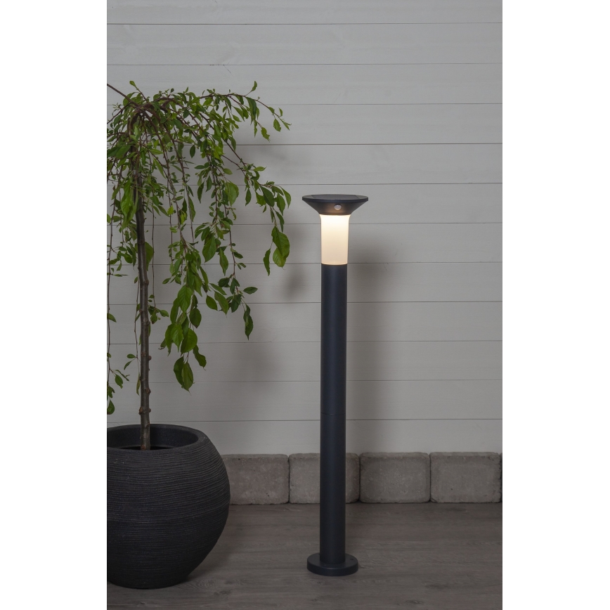Eglo - LED Zunanja solarna svetilka s senzorjem 6xLED/0,03W/3,7V 1500 mAh IP44