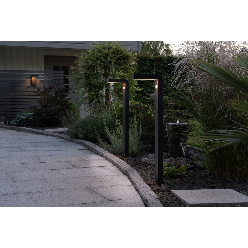 Eglo - LED Zunanja solarna svetilka s senzorjem 18xLED/0,2W/3,7V 2200 mAh IP44