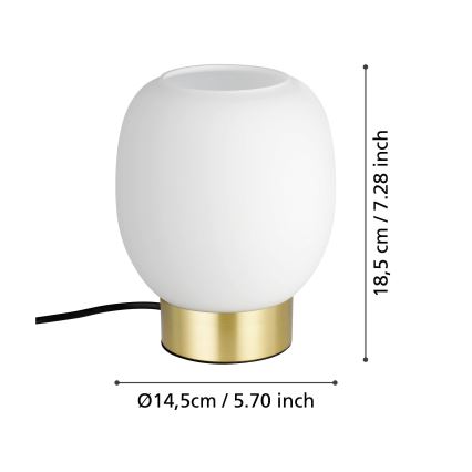 Eglo - Namizna svetilka 1xE27/40W/230V