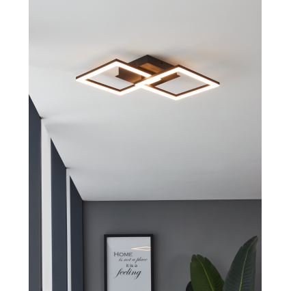 Eglo - LED Zatemnitvena stropna svetilka LED/21,5W/230V