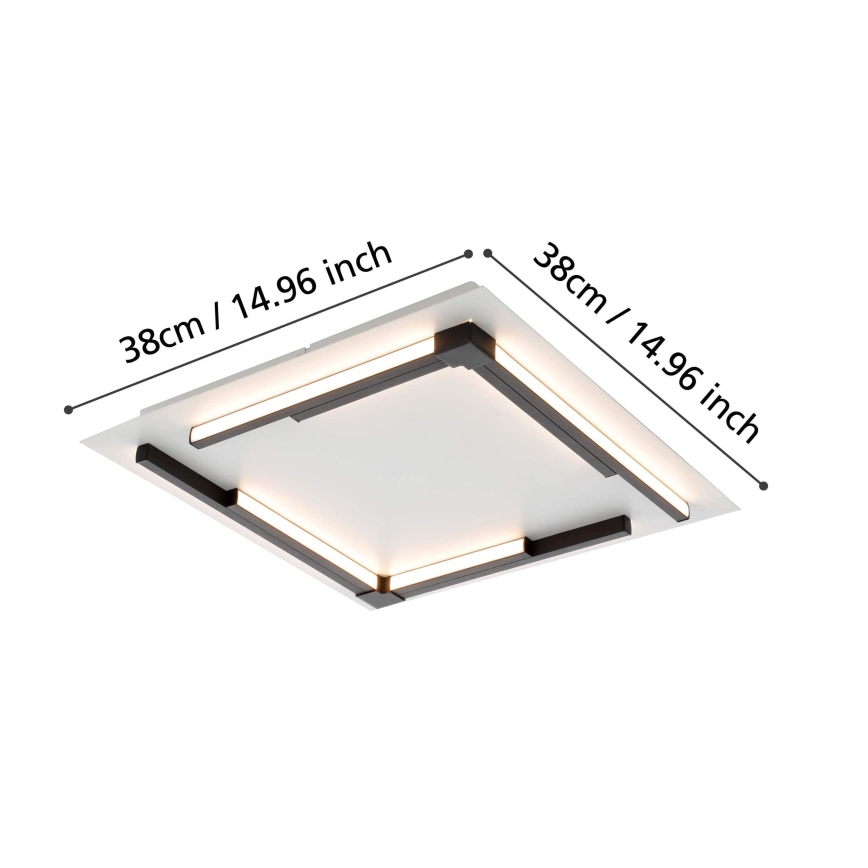 Eglo - LED Zatemnitvena stropna svetilka LED/25W/230V