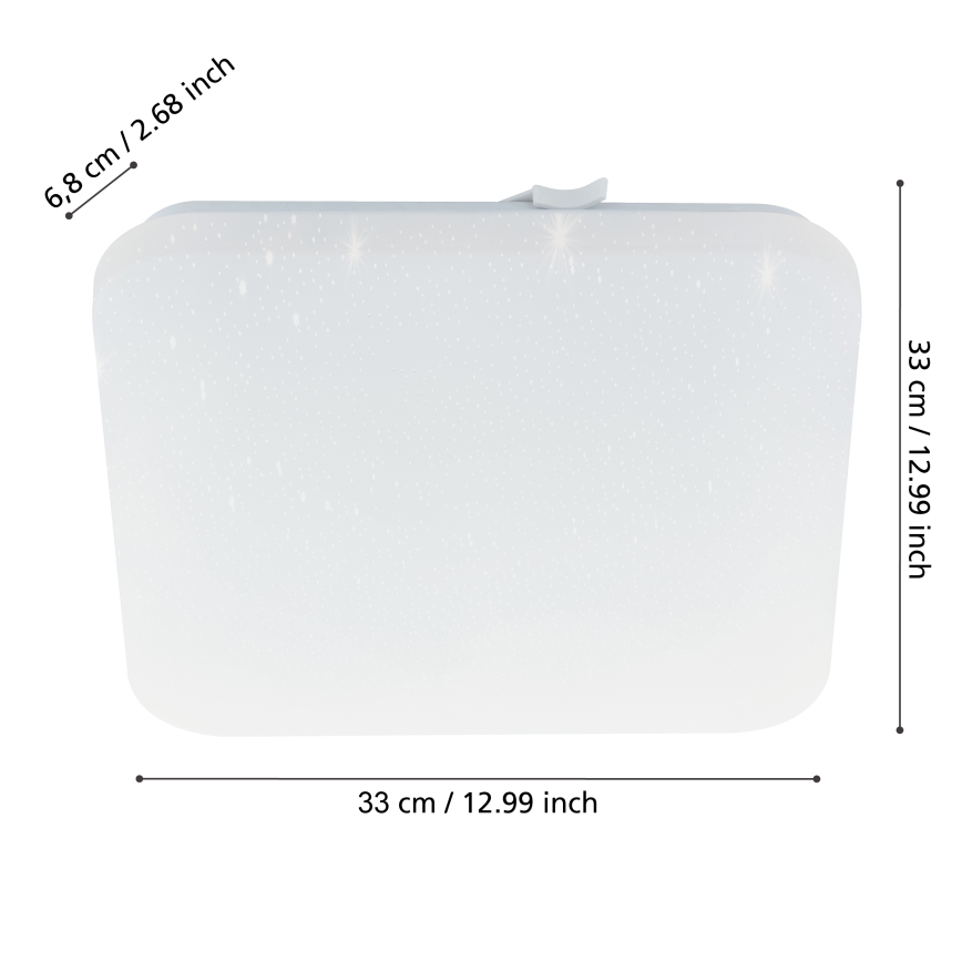 Eglo - LED Kopalniška stropna svetilka LED/14,6W/230V IP44