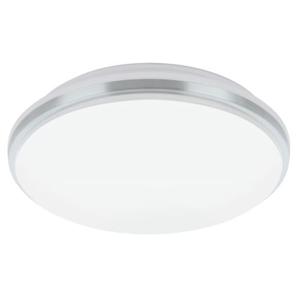 Eglo - LED Kopalniška stropna svetilka LED/15,6W/230V IP44 sijajni krom
