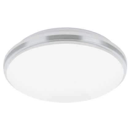 Eglo - LED Kopalniška stropna svetilka LED/15,6W/230V IP44 krom