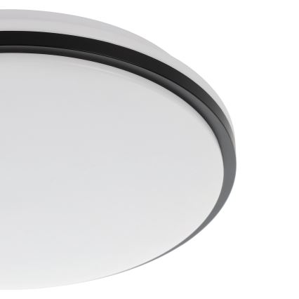 Eglo - LED Kopalniška stropna svetilka LED/15,6W/230V IP44 sijajni krom