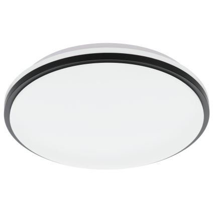 Eglo - LED Kopalniška stropna svetilka LED/15,6W/230V IP44 črna