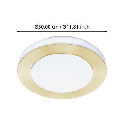 Eglo - LED Kopalniška stropna svetilka LED/10,8W/230V IP44