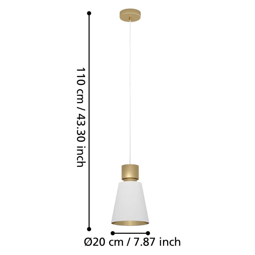 Eglo - Lestenec na vrvici 1xE27/40W/230V