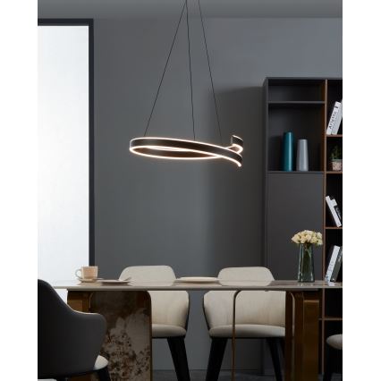 Eglo - LED Zatemnitveni lestenec na vrvici LED/42,5W/230V 3000-6500K