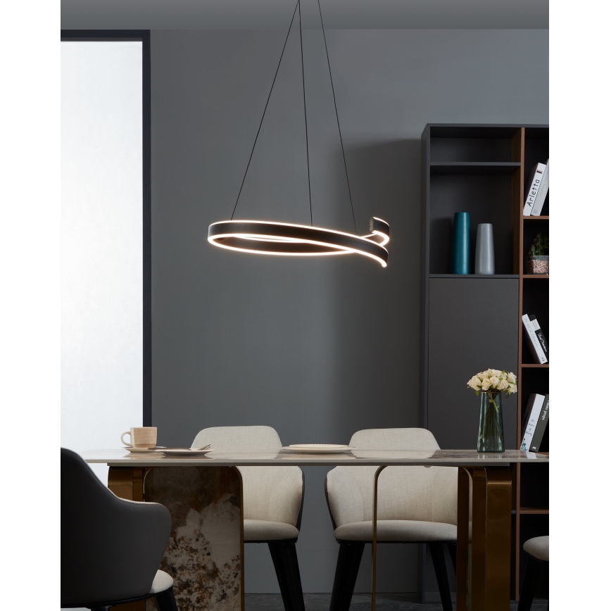Eglo - LED Zatemnitveni lestenec na vrvici LED/42,5W/230V 3000-6500K