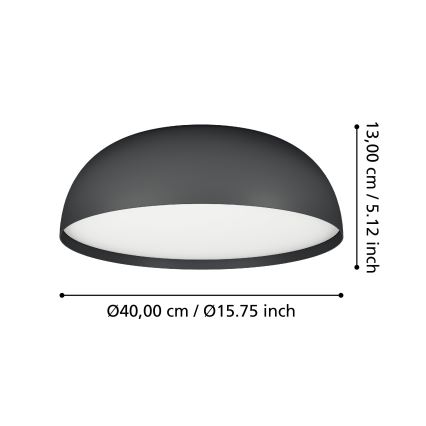 Eglo - LED RGBW Zatemnitvena stropna svetilka 3xLED/7,5W/230V 2700-6500K pr. 40 cm
