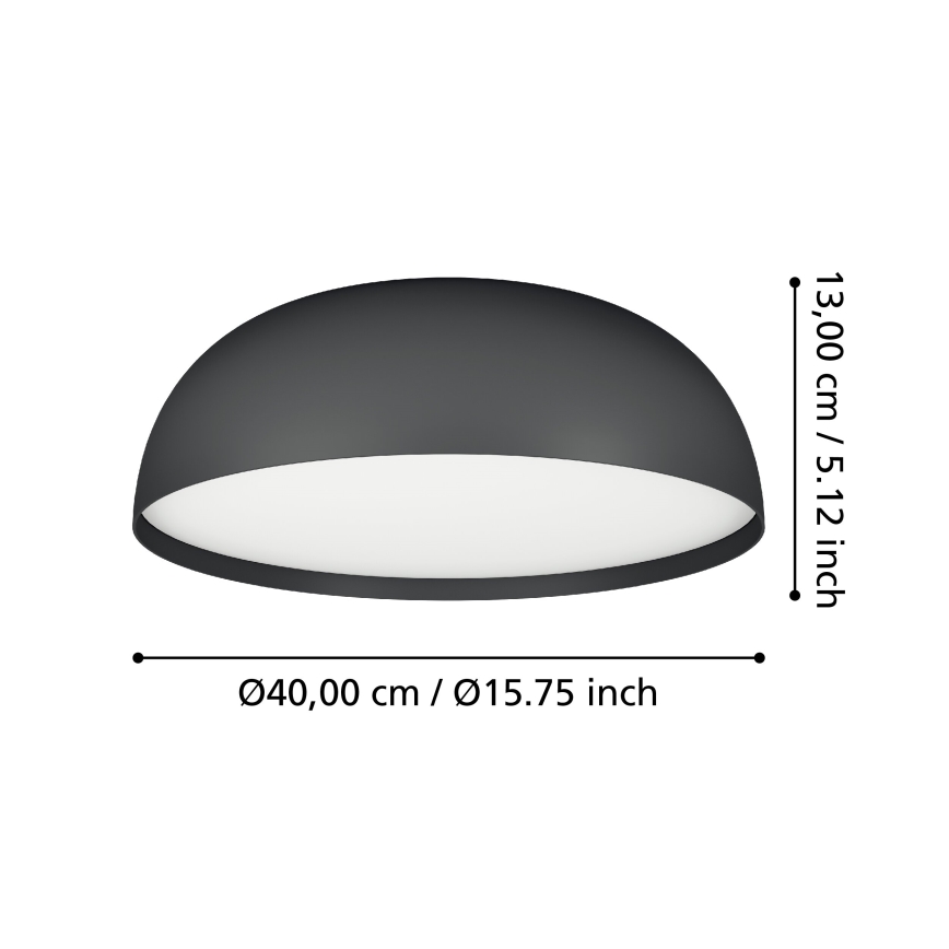 Eglo - LED RGBW Zatemnitvena stropna svetilka 3xLED/7,5W/230V 2700-6500K pr. 40 cm