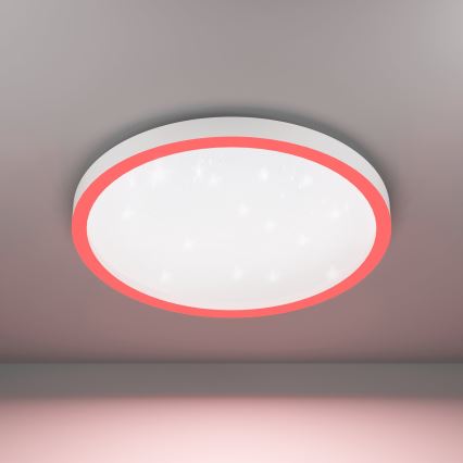 Eglo - LED RGBW Zatemnitvena stropna svetilka LED/34,5W/230V 2700-6500K