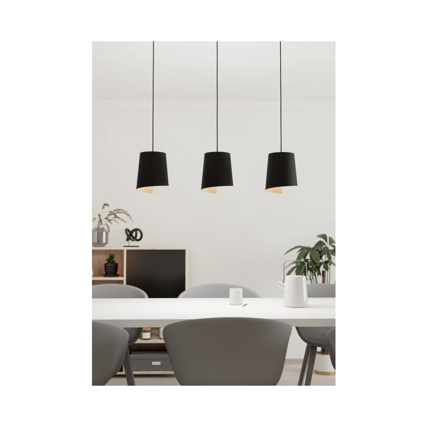 Eglo - Lestenec na vrvici 3xE27/40W/230V